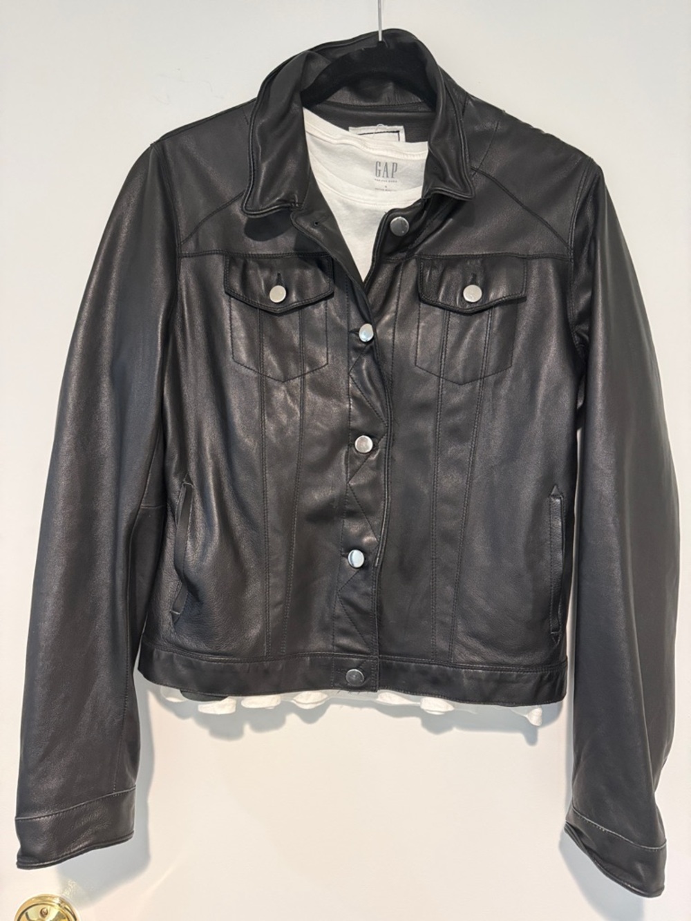 JAKETT NYC Alexa burnished leather jacket - Picture 6 of 16
